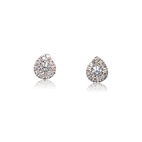 Boucles d'oreilles Recarlo Femme in Or blanc Diamante 0.40 Ct ZT252/B - ZT252/B